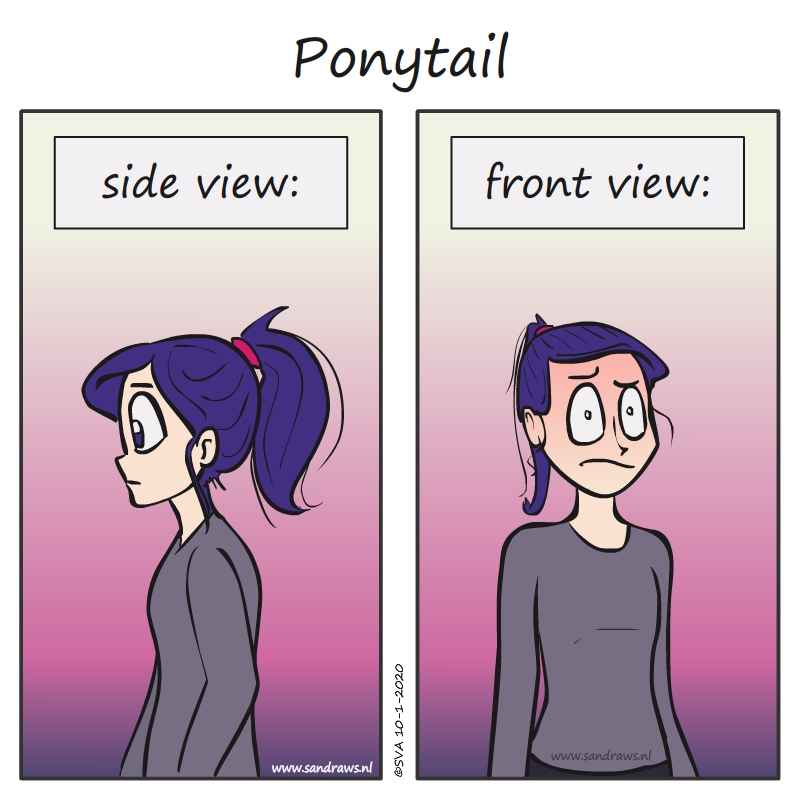 ponytail comic