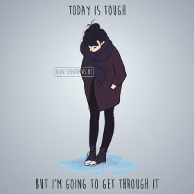 today is tough - illustration