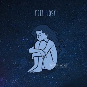 I feel lost - illustration