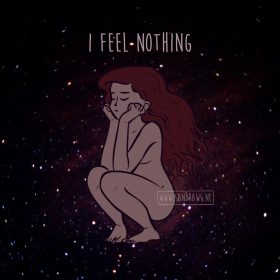 I feel nothing - illustration