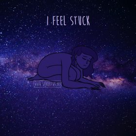 I feel stuck - illustration