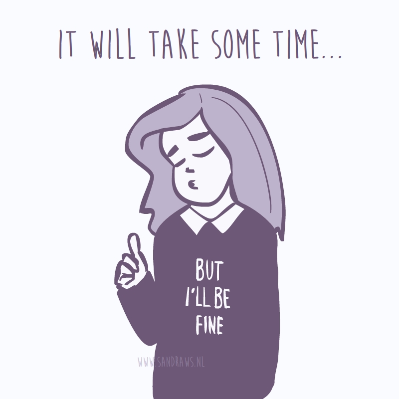I'll be fine - illustration