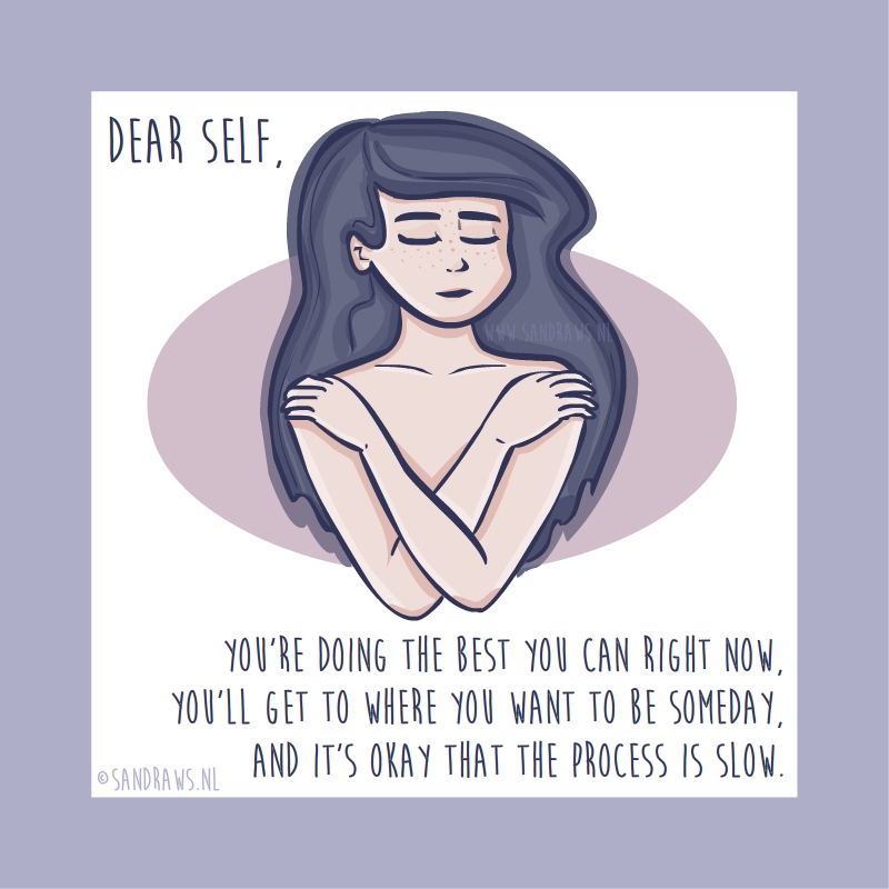 Dear self - illustration