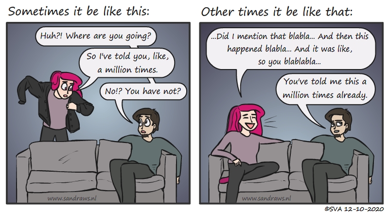 a million times - comic