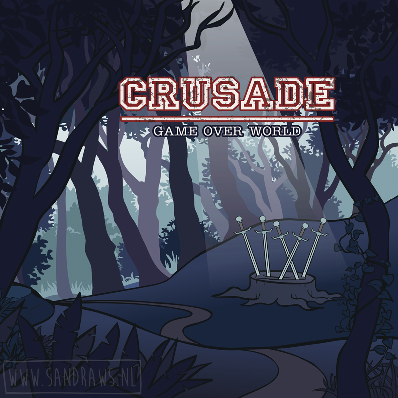 Crusade - voorkant - game over world