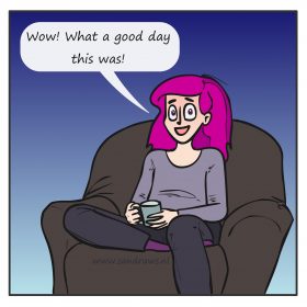 a good day - comic panel 1